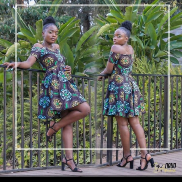 African Ankara dress.L - Picture 1 of 6